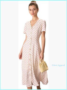 Women's Boho V Neck Floral Maxi Dress - Formal Wedding Guest